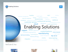 Tablet Screenshot of enablingsolutions.org